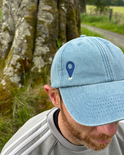 Pin Drop Washed blue