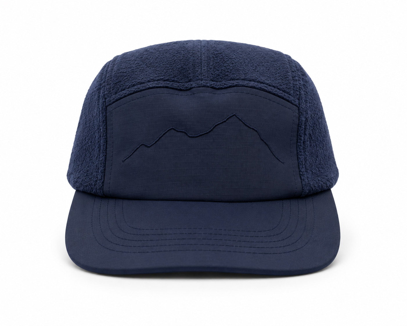 Mountain Range 5 Panel Fleece - Navy
