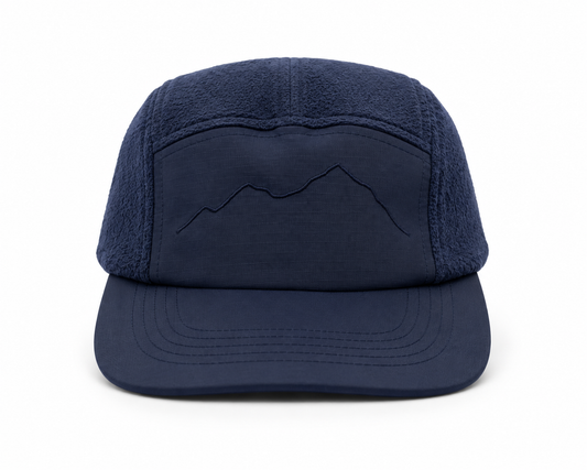 Mountain Range 5 Panel Fleece - Navy