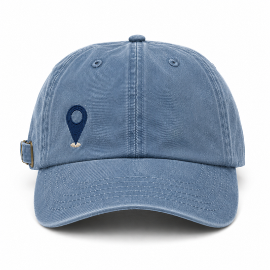Pin Drop Washed blue